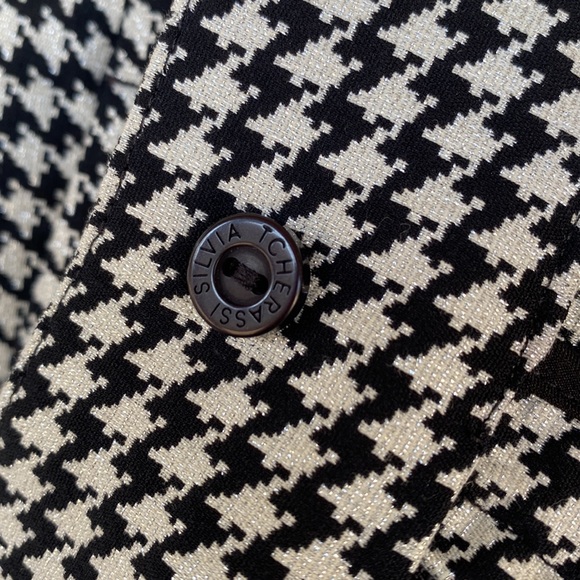 Silvia Tcherassi Houndstooth Beatrice Cropped Pants M - Picture 7 of 13